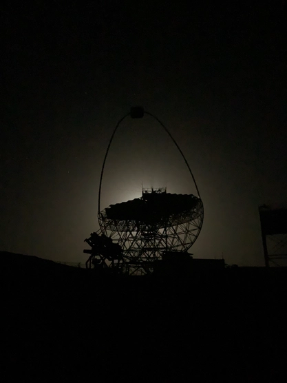 LST-1 during full moon and high levels of Calima in July 2021.